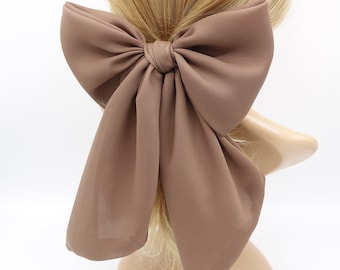 chiffon giant hair bow for women