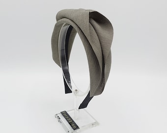 rolled top headband for women