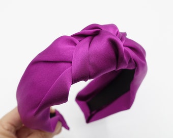 silk knotted headband