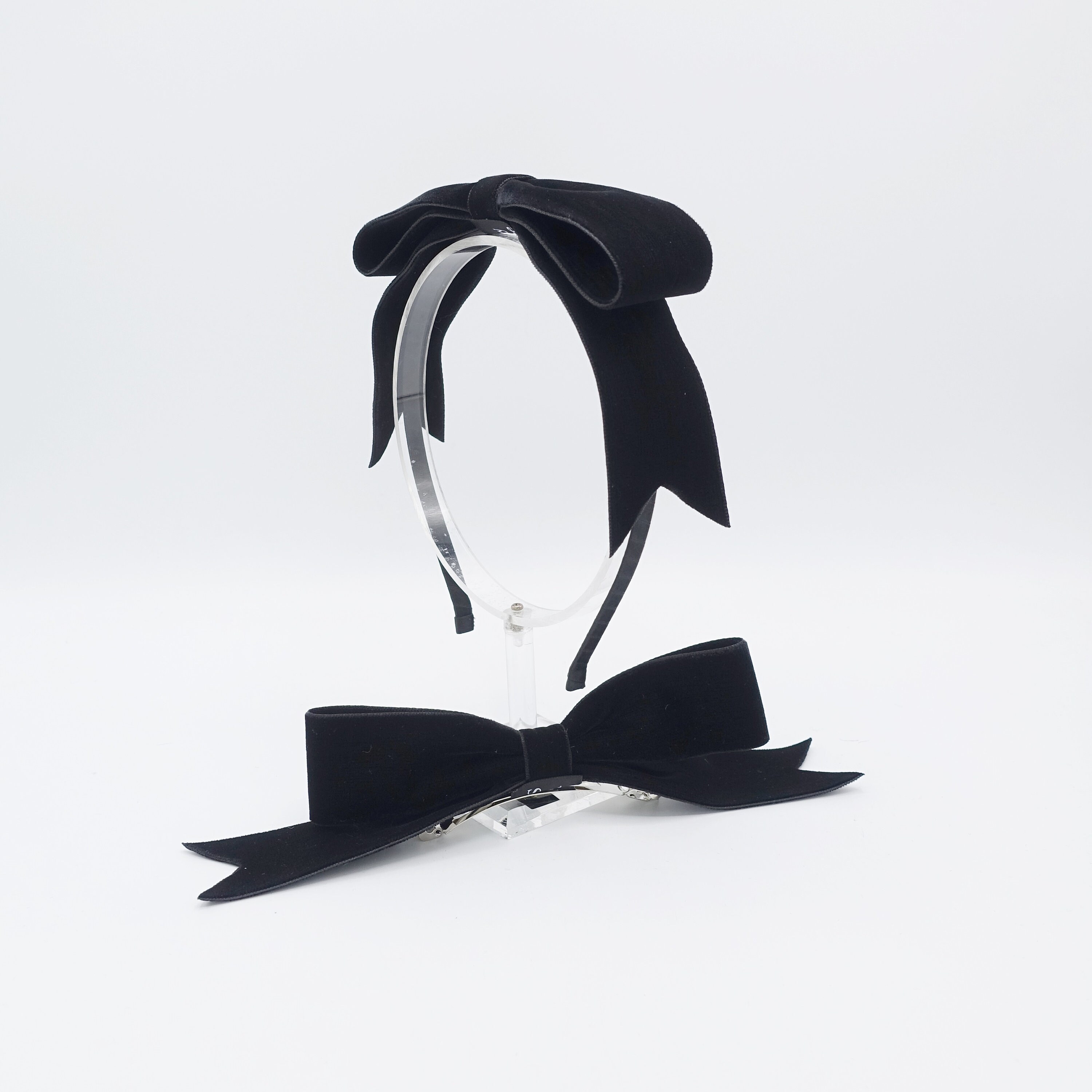 Cerchietto per capelli da donna, largo, in tinta una, alla moda