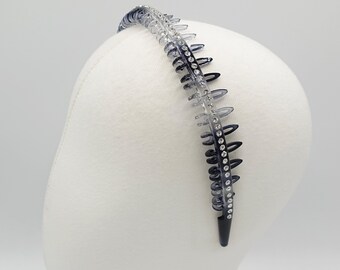 Fascia Per Capelli Con Strass Brillanti Con Pettine Per Denti - Foto 6