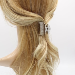 Minimalist Metal Hair Claw: Small Hair Clamp ( 1.57&quot;=4 cm)