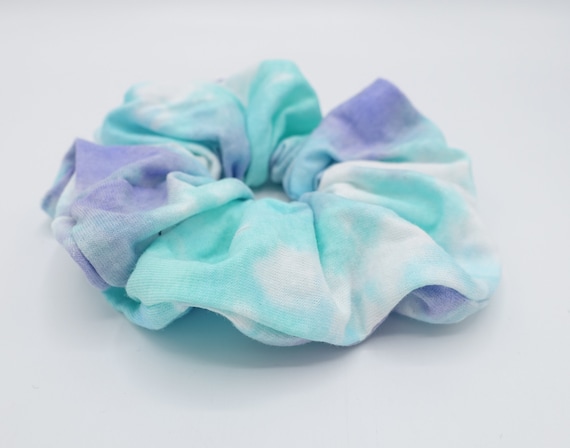 Tie Dye Cotton Blend Scrunchie Casual Hair Tie - Etsy