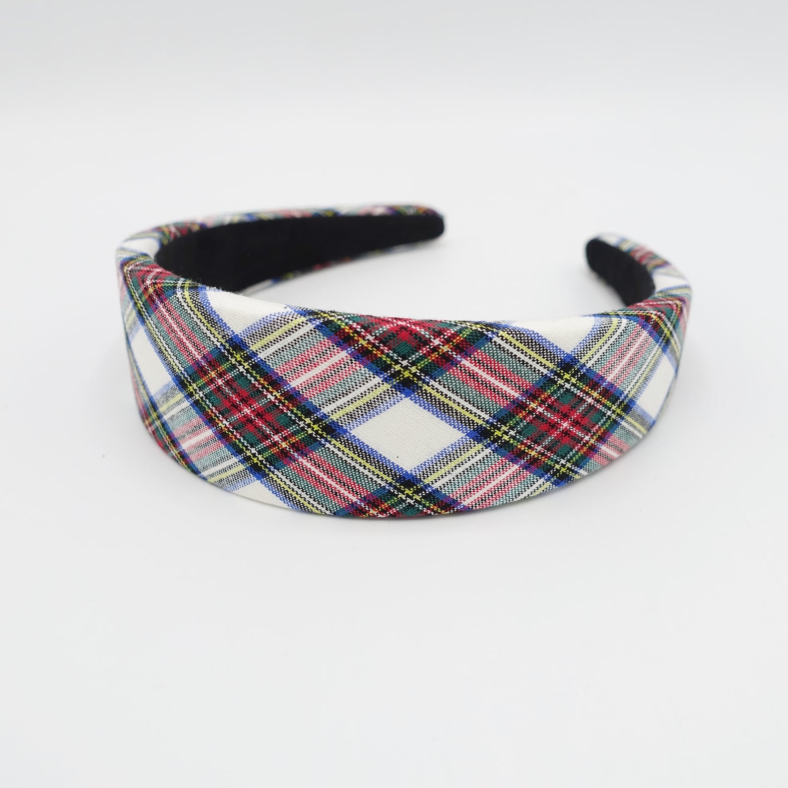 Plaid Check Padded Headband Tartan Casual Hairband for Women Etsy