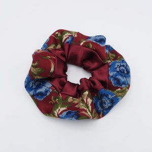 florale Scrunchies, Satin Scrunchies für Damen