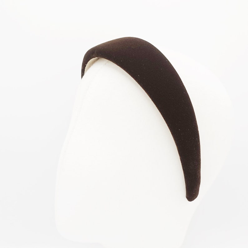 Lightly Padded Velvet Headband Basic Women Hairband Fall Etsy