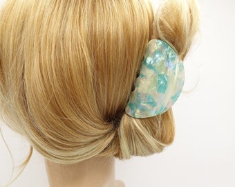 Pinza para el cabello de acetato de celulosa: pinza para el cabello de medio círculo