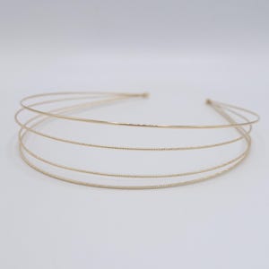 multi metal headband, thin headband for women
