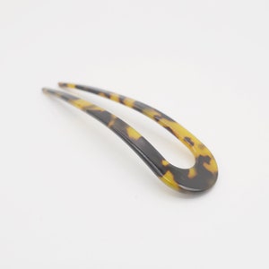 cellulose acetate marble hair fork stick regular size