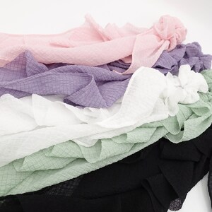 Canning Ruffles Embossed Can Can Ruffle Elastic Scrunchies - Etsy