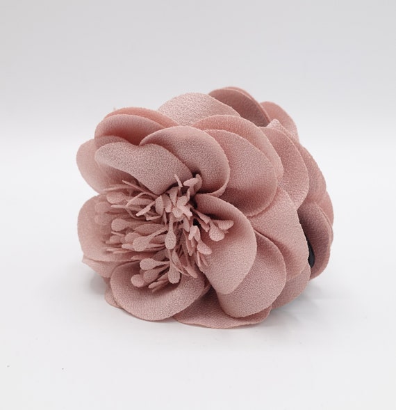 Flower Decorated Hair Claw Long Stamen Pistil Flower Hair Claw Clip Women Hair Clamp Etsy Ireland