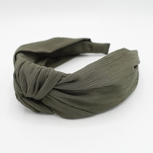 micro corrugated knot headband casual women hairband