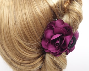 Flower Hair Claw: Medium Hair Clip Accessory