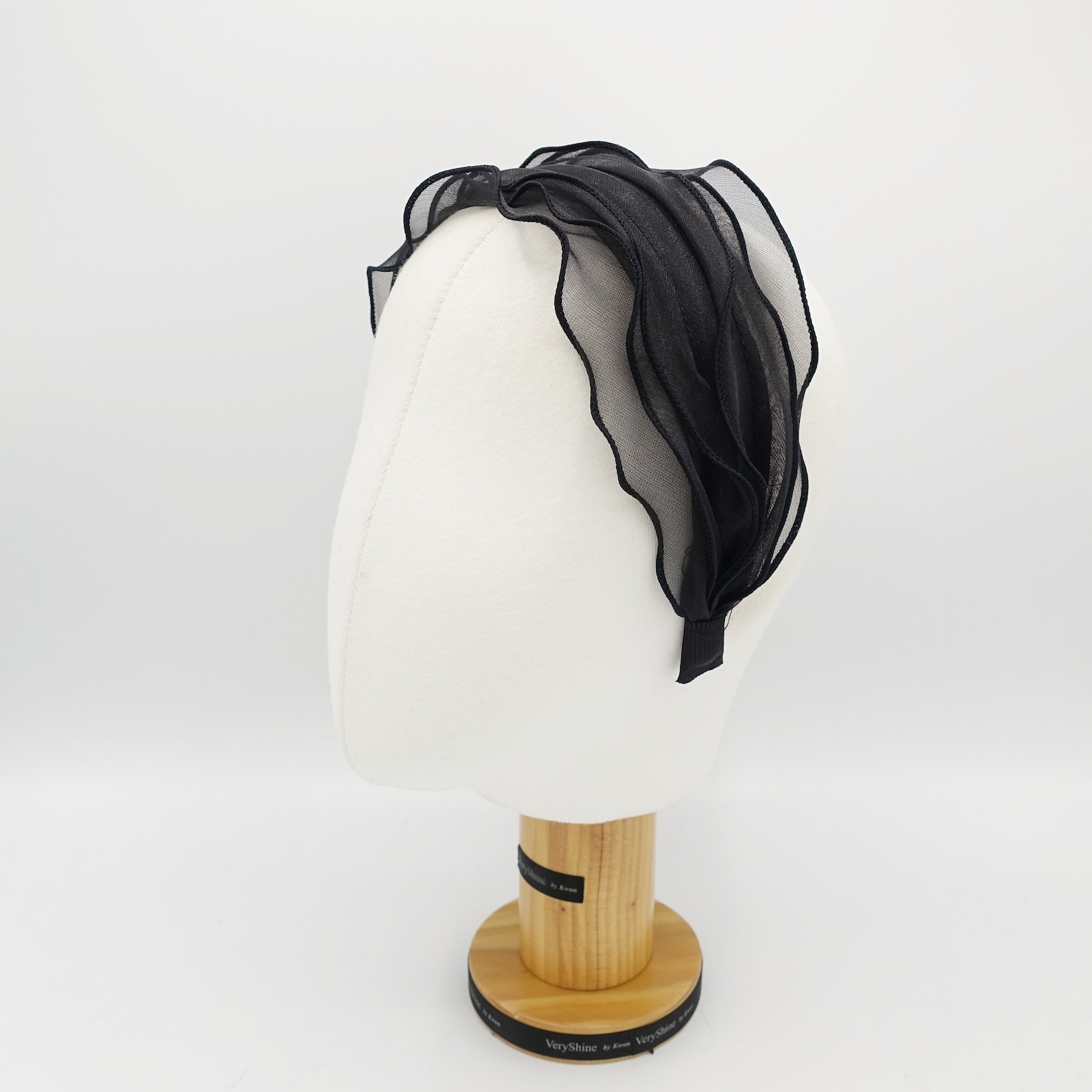 Triple Lettuce Hem Headband Organdy Hairband Mesh Hair Etsy