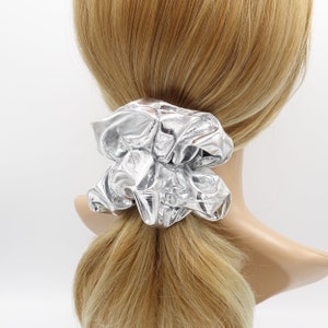 lame scrunchies metallic Haargummis für Damen