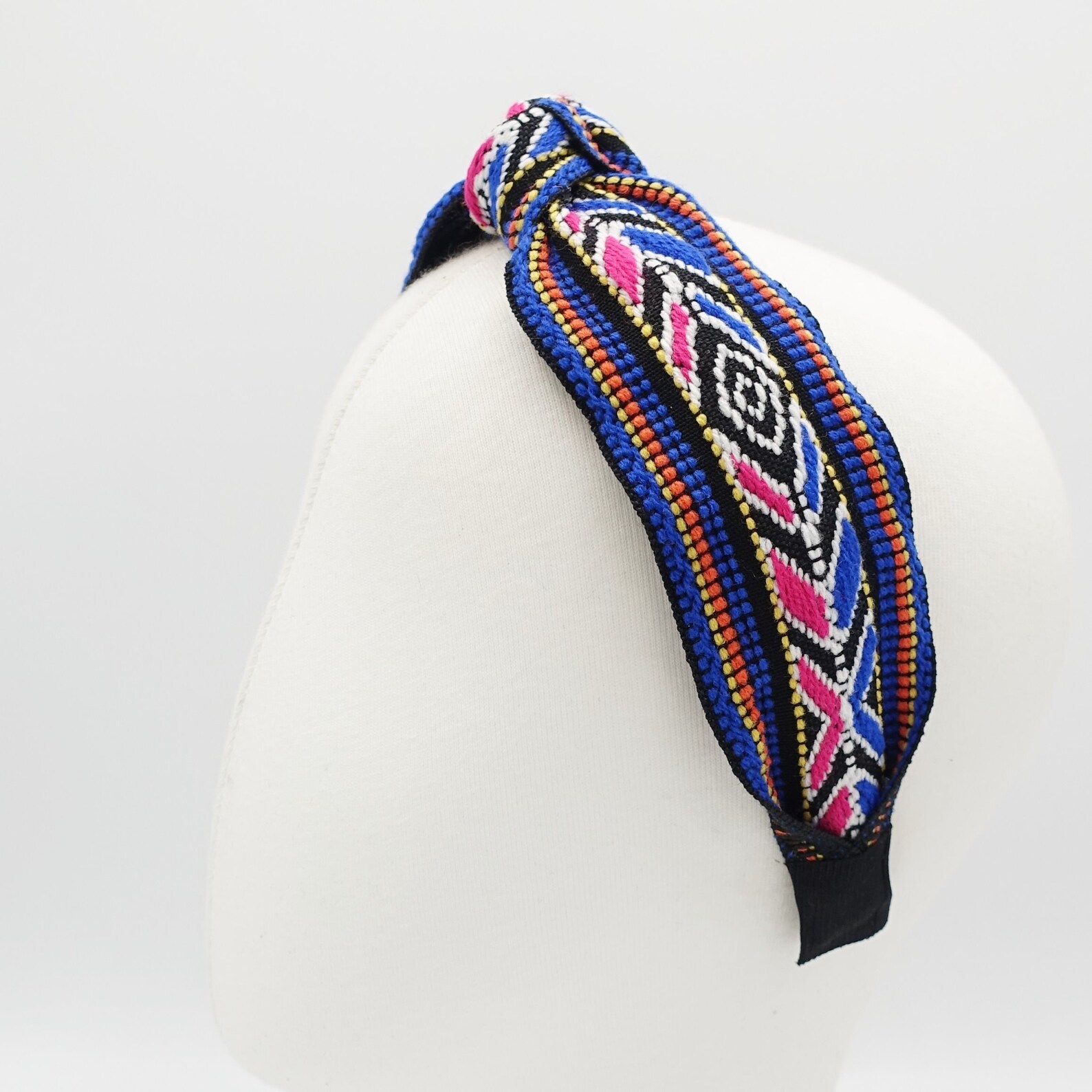 Aztec pattern headband jacquard knot hairband woman hair Etsy