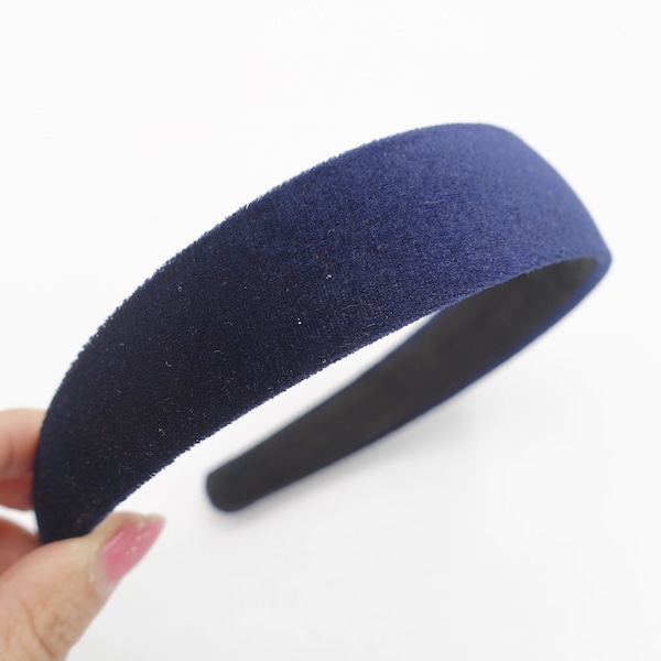 basic velvet fashion hairband for women