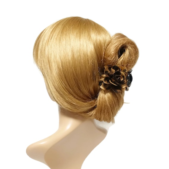 3本爪クリップミニフラワー装飾ヘアクロウレディースヘアアクセサリー