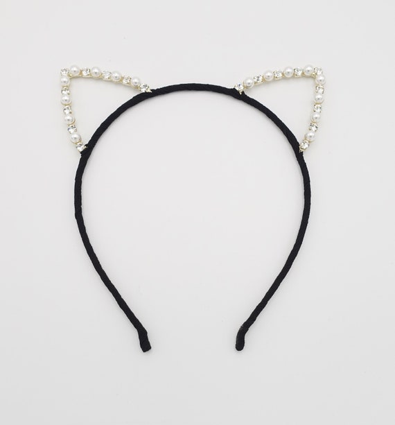 Cat Ears Rhinestone & Pearl Cat Ears Rhinestone & Pearl