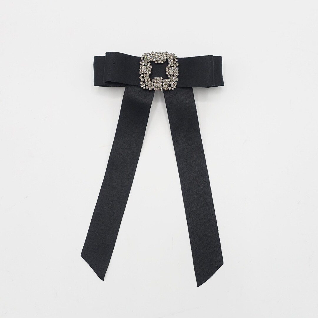 Rhinestone Buckle Hair Bow Jeweled Women Hair Accessory Etsy
