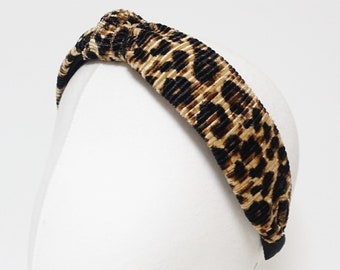 Kotkiddy 4 Fasce Per Capelli Da Donna, Antiscivolo, Alla Moda, Per Capelli Da Donna, Con Motivo Leopardato (nero E Bianco - Foto 6