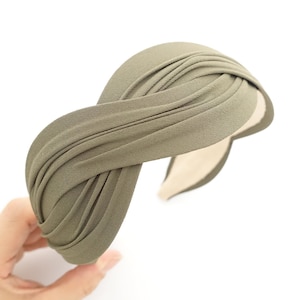 chiffon wave headband stylish woman hairband