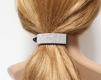 ラインストーン付きヘアクロークリップ 半月型のヘア クロー ラインストーンで飾られたクリップ 女性用