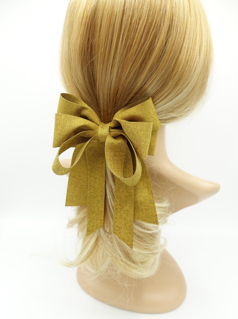 Herringbone Multi Wing Hair Bow Hair Accessory for Women Etsy