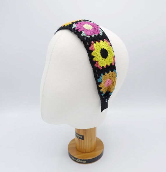 Flower Crochet Headband, Knit Headband for Women - Etsy  display picture 1