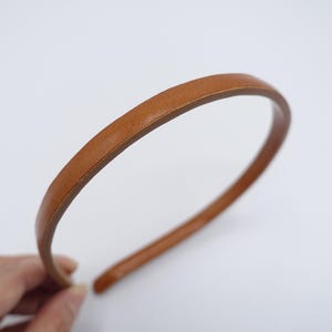 genuine leather headbands, Thin headband, Romanesque leather headband, leather hair accessories for women