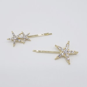 star rhinestone bobby set