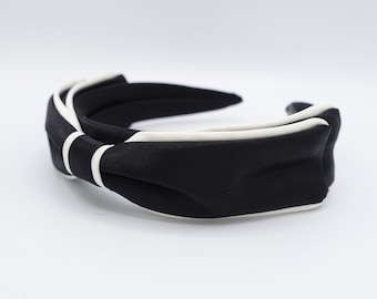 Layered Satin Bow Headband: Classy Elegant Hair Accessory