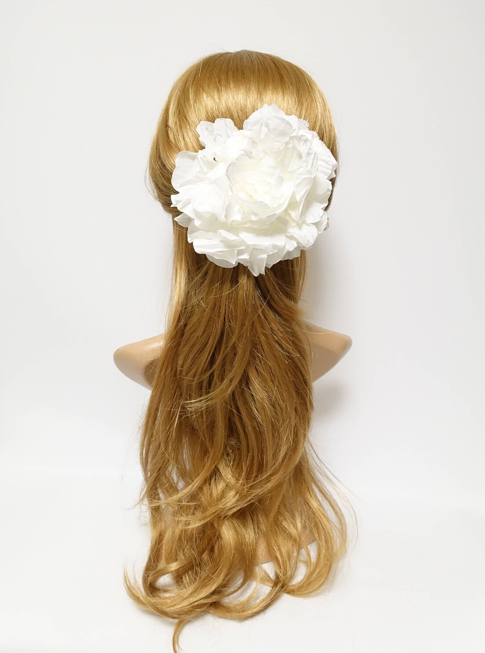 White Flower Hair Clip Corsage Multi Functional Flower Etsy