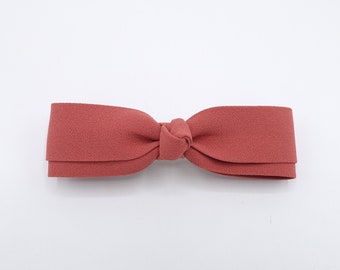 Slim and straight Hair Bow French Barrettes Women Hair Accessories