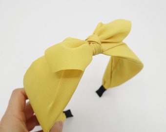 Chiffon Bow Headband - Knotted Hair Accessory