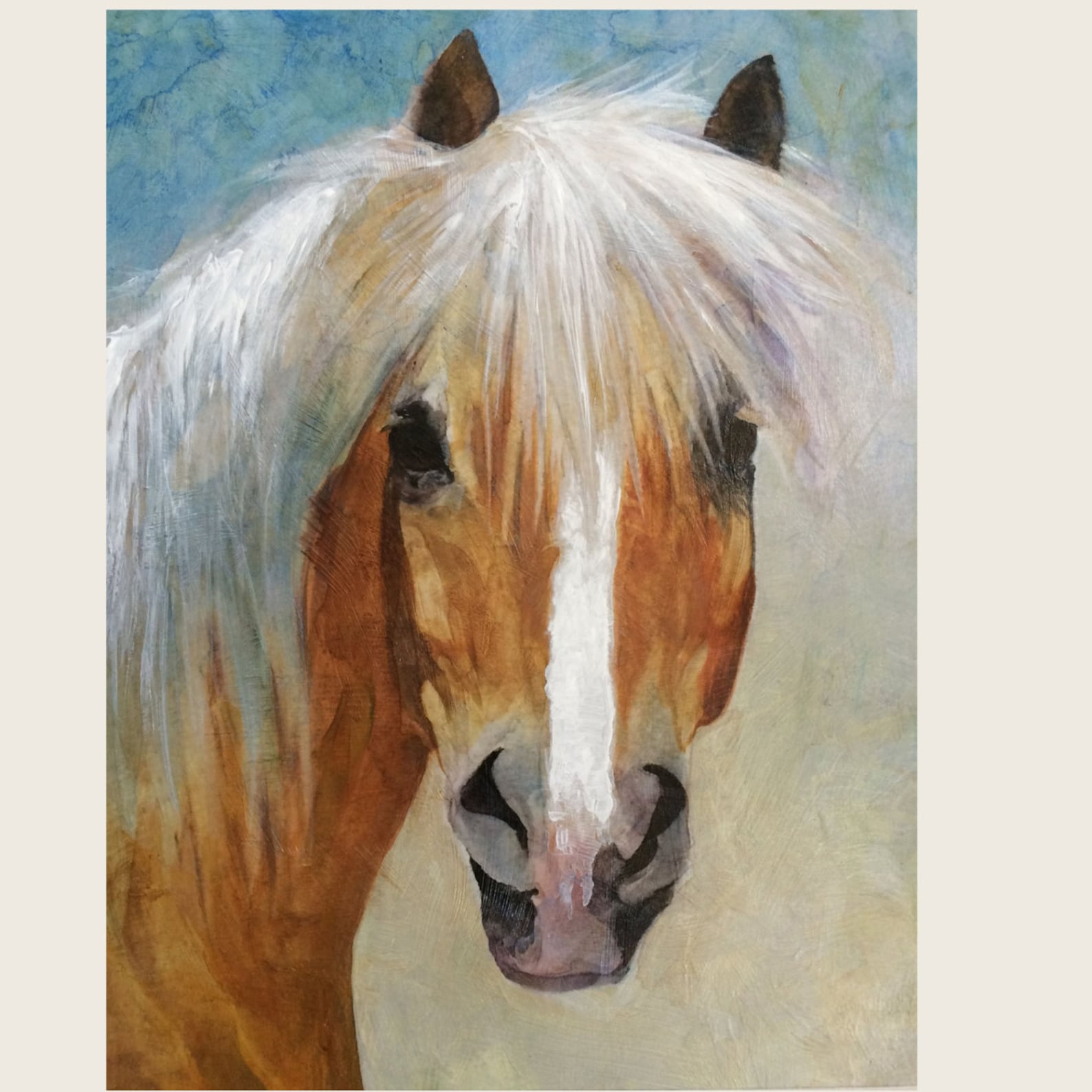 Horse Artacrylic Horse Giclee Painting Original Art - Etsy