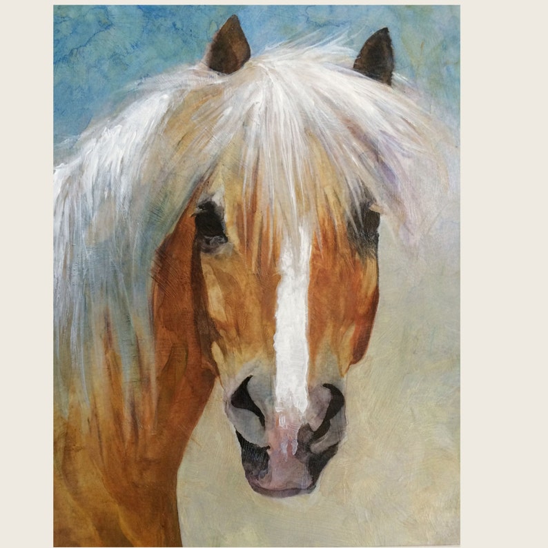 Horse Artacrylic Horse Giclee Painting Original Art - Etsy