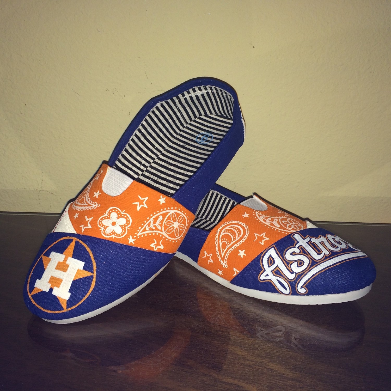 Houston Astros women's shoes Toms available Etsy