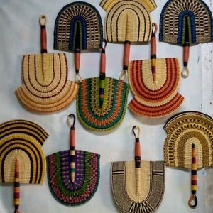 Living room wall decorative item / wedding gifts / african wall hanging/ hand fans / women gift/ home decor gifts/ rattan gifts /assorted /