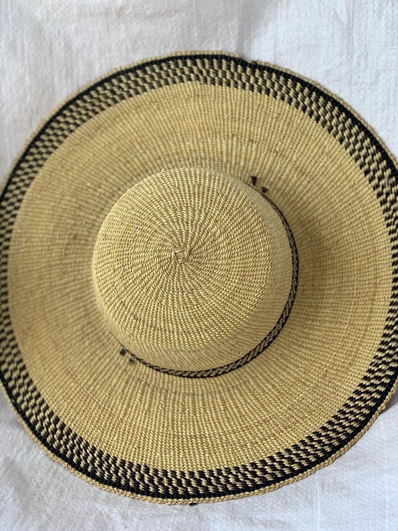 Elephant Grass Hat| Ghana Straw Hat| Mamazuristyle Hat Accessories| African Straw Hat| Sun Hat| Woven Straw Hat| African Sun Hat