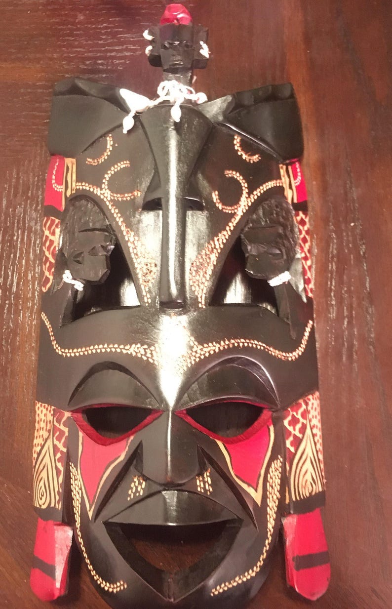 African maasai mask/African treasure handmade maskMaasai Mask Etsy