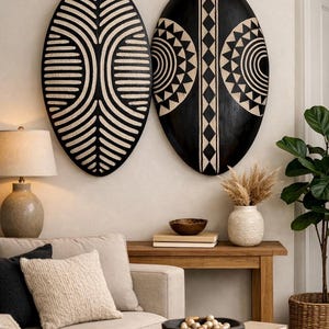 African wood shield - Etsy 日本