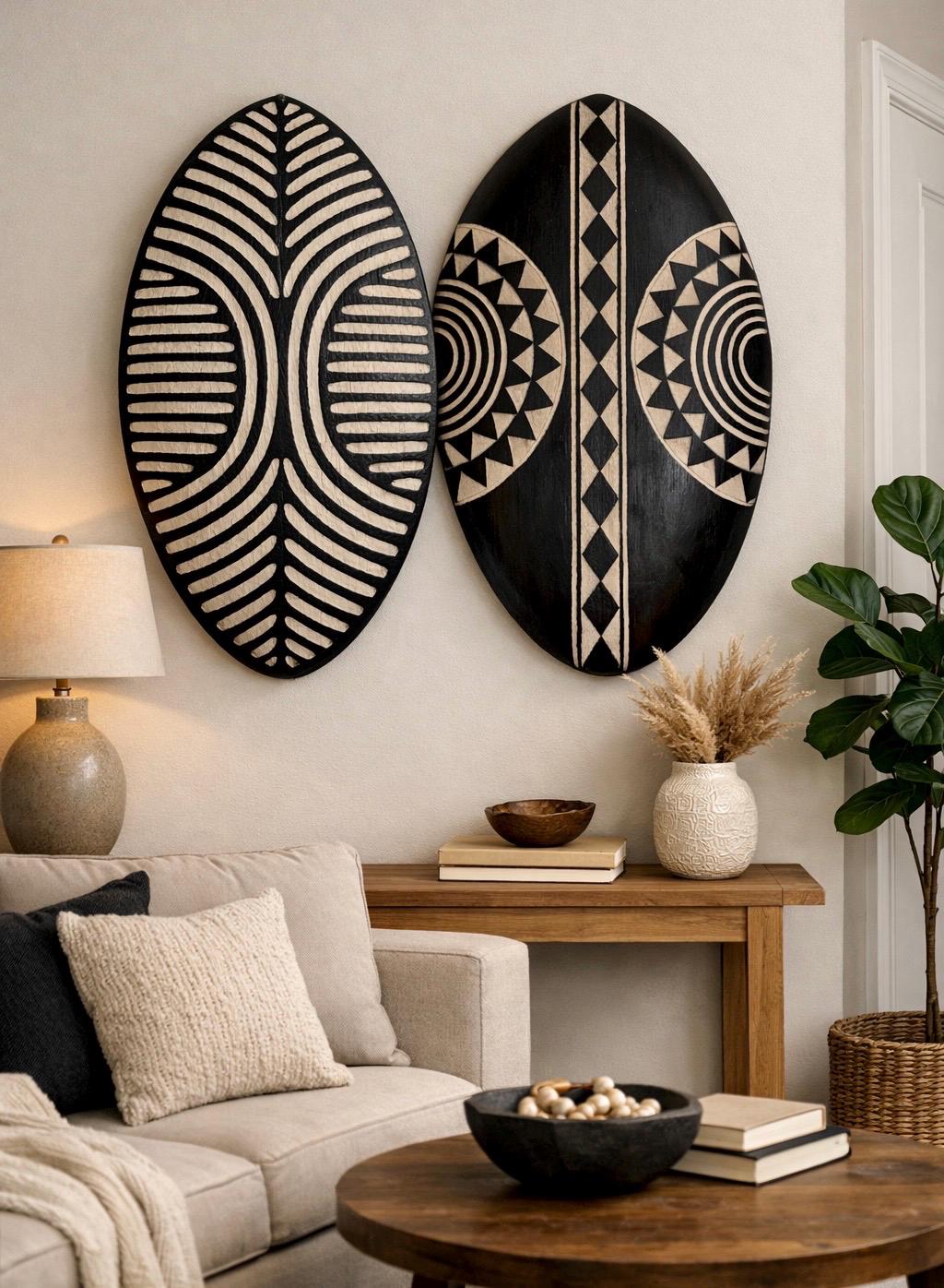 African wood shield - Etsy 日本