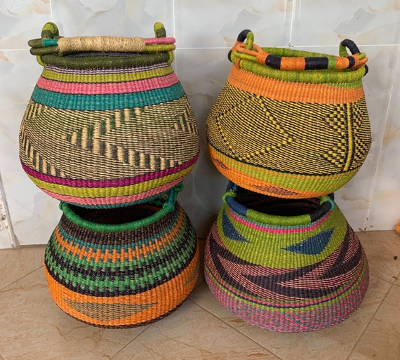 Colourful storage baskets discount