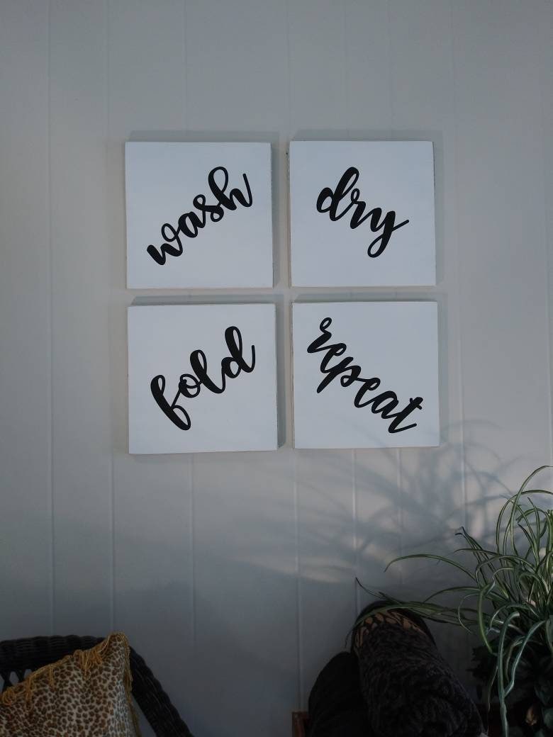 Laundry Room Signs Farmhouse Art Utility Room Wall Decor