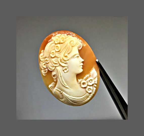 Loose Large 1.5" Inch Antique Hand Carved Genuine