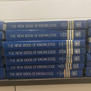 The New Book of Knowledge Encyclopedia - Etsy