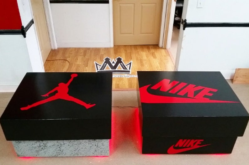 Air jordan or Nike Shoebox storage case Etsy