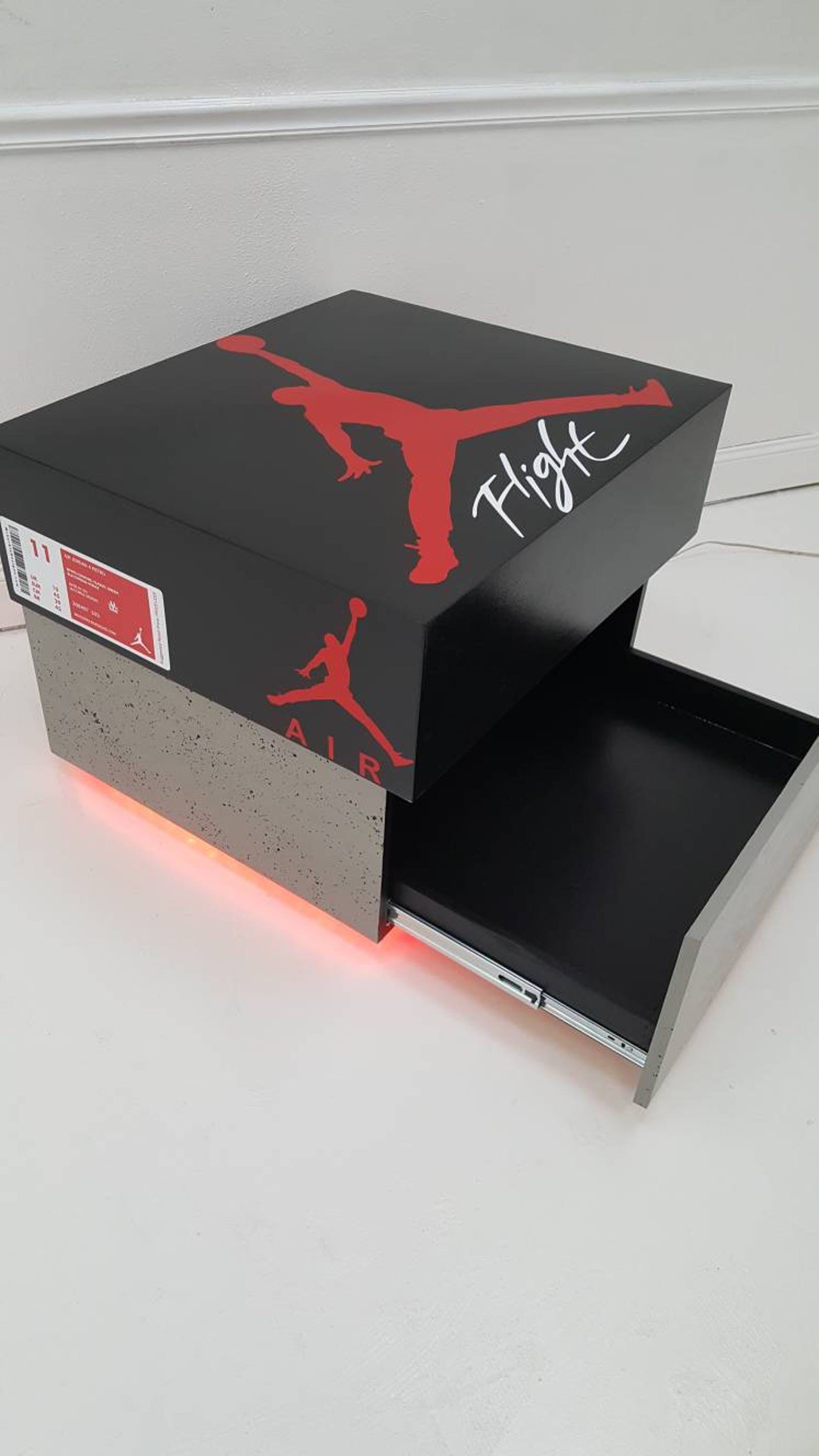 Giant jordan shoe box custom Shoe box Etsy