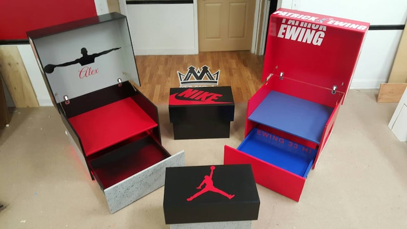 Air Jordan retro 4 Lifesize Shoebox | Etsy